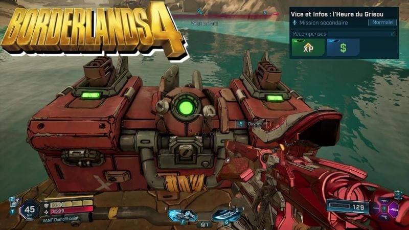 BORDERLANDS 4 - VICE ET INFOS : L'HEURE DU GRISOU / Mission Secondaire