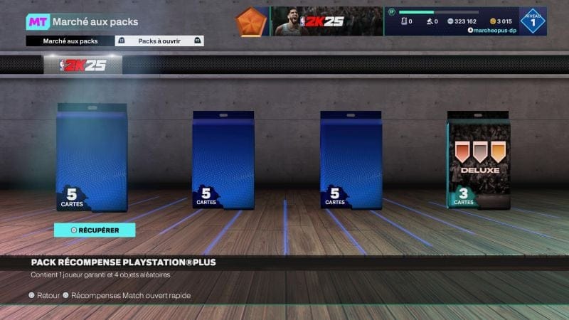 1er 0ctobre Packs PS+ VC et MT sur NBA2k 24,25,26