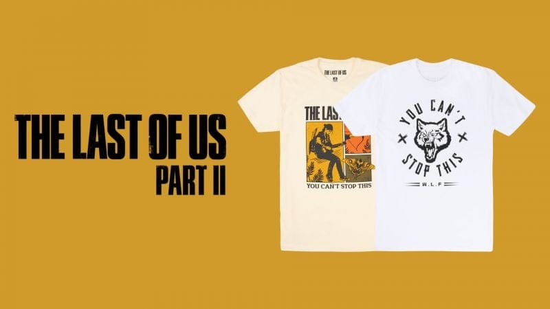 PlayStation dévoile deux nouveaux t-shirts The Last of Us Part II