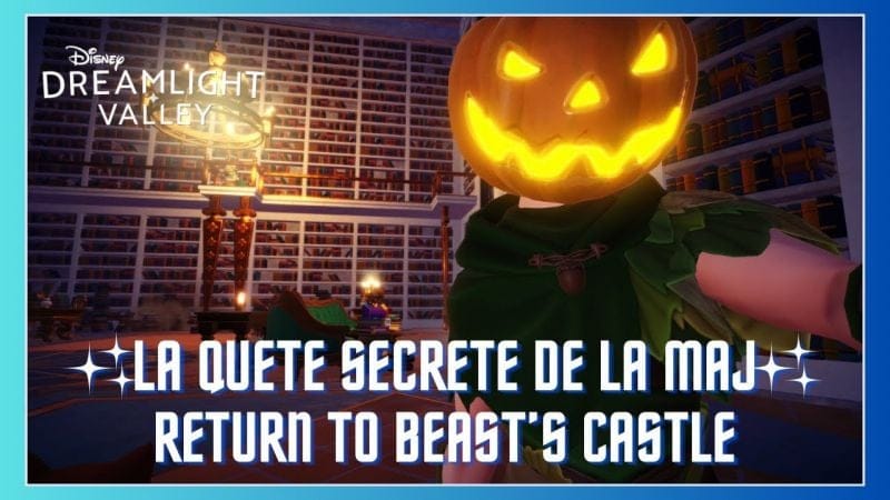 LA QUÊTE SECRÈTE DE LA MAJ RETURN TO BEAST’S CASTLE PAS A PAS COMPLET ET SON CADEAU ✨🏰📖