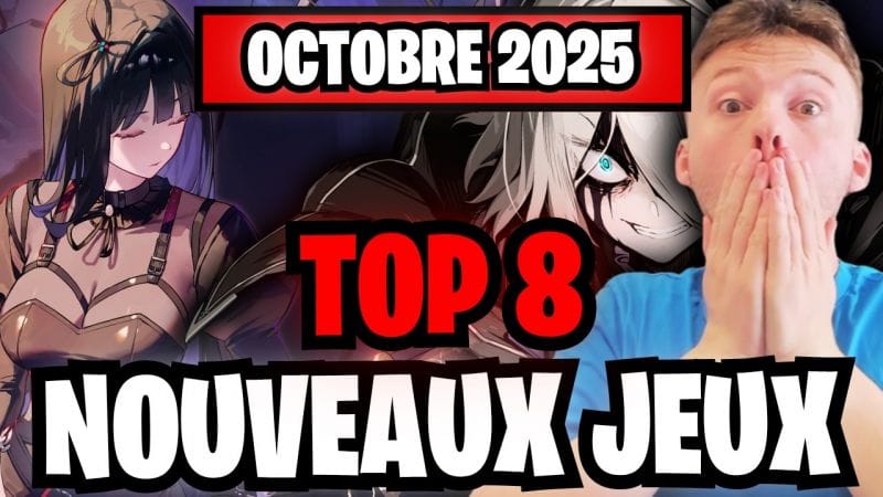 🚀 TOP 8 DES MEILLEURS NOUVEAUX JEUX GACHA EN OCTOBRE 2025 À NE SURTOUT PAS LOUPER !!