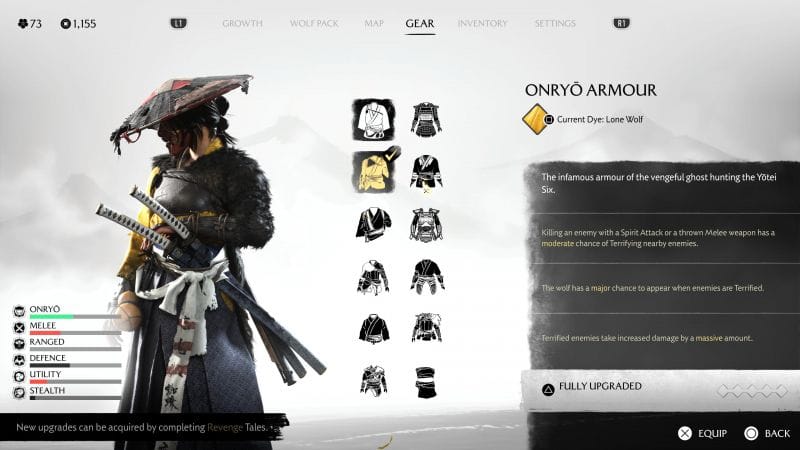 Ghost of Yotei Guide : Comment débloquer chaque pièce d'armure