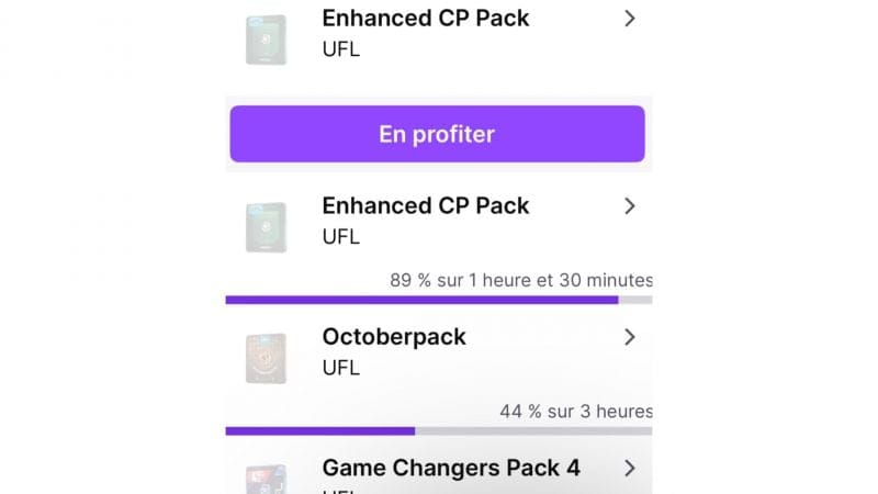 UFL avec un jour de retard les drops in the pocket