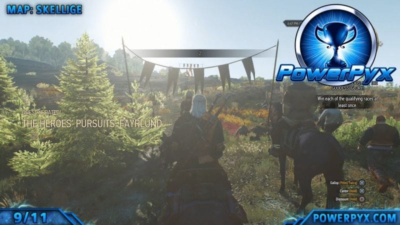 The Witcher 3 Wild Hunt - All Horse Races & Locations (Fast and Furious Trophy / Achievement Guide)