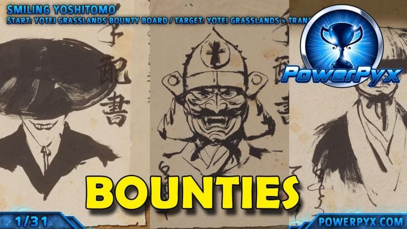 Ghost of Yotei - All Bounty Locations (Master Bounty Hunter Trophy Guide)