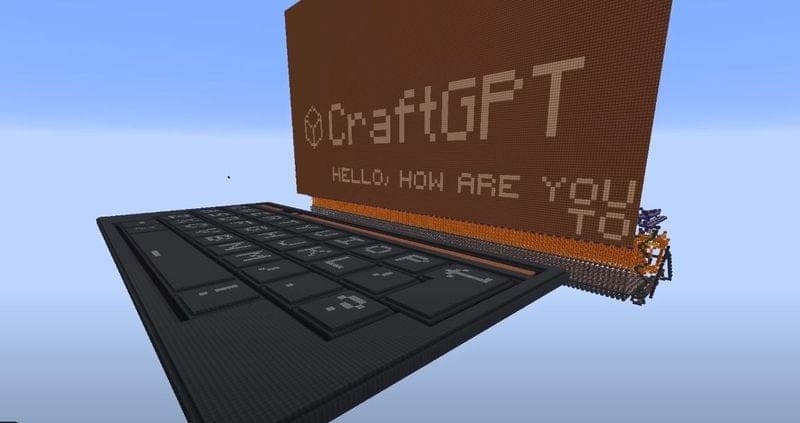 Un joueur parvient à créer une version de ChatGPT dans Minecraft