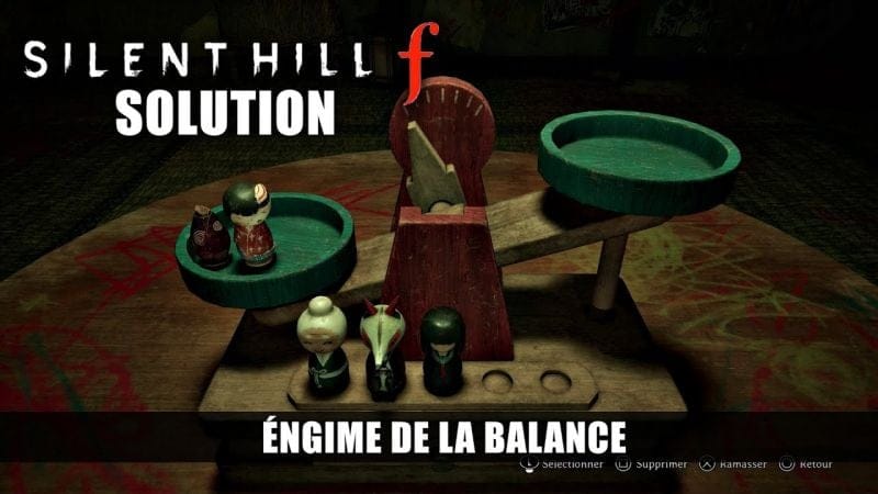 Silent Hill f : Solution de l'Énigme de la Balance (Résidence Shimizu) Soluce
