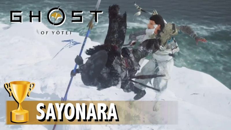 SAYONARA - PROJETER UN ENNEMI DU HAUT D'UNE FALAISE COUP D'ÉPAULE OU COUP DE PIED - GHOST OF YOTEI