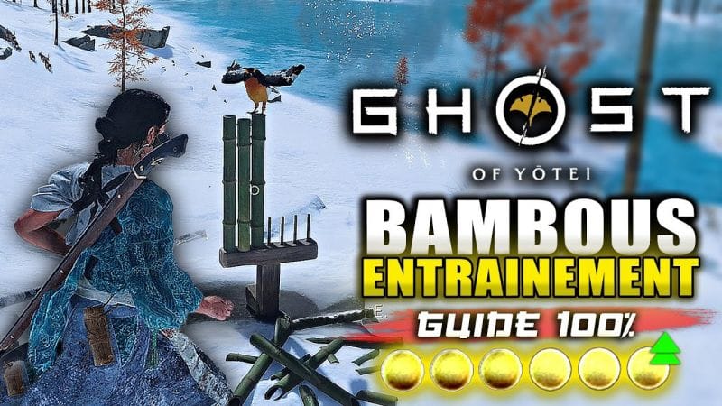 Ghost of Yotei : Tous les BAMBOUS D'ENTRAINEMENTS (Guide 100% Collectibles) Emplacements