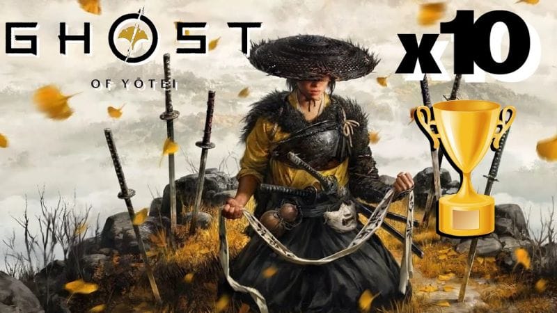 GHOST OF YOTEI x10 TROPHÉES : Plaisir des Yeux - Charme indéniable - Offrandes pour le fantôme ...