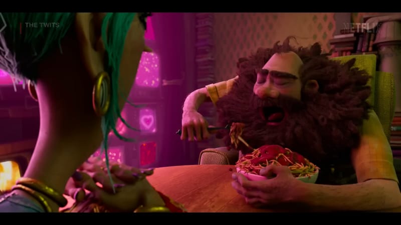Netflix présente un premier aperçu de son adaptation animée des Twits de Roald Dahl.