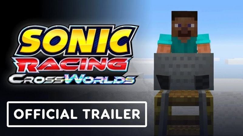Sonic Racing: Crossworlds - Official Minecraft Pack Teaser Trailer