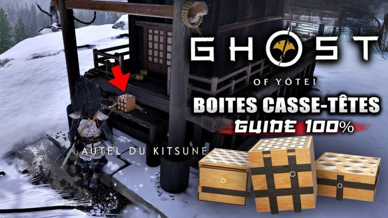 Ghost of Yotei : Toutes les BOITES CASSE-TÊTES  (Solution & Emplacements) 🏆 Rusée comme une renarde