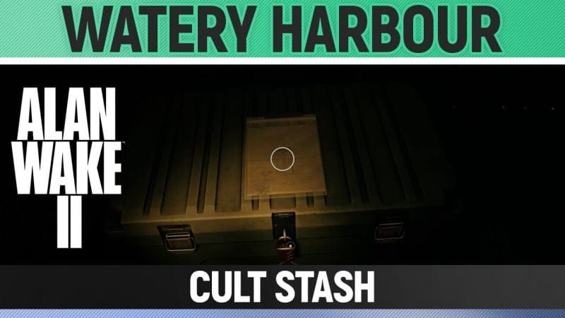 Alan Wake 2 - Cult Stash - Watery Harbour (Sketch)