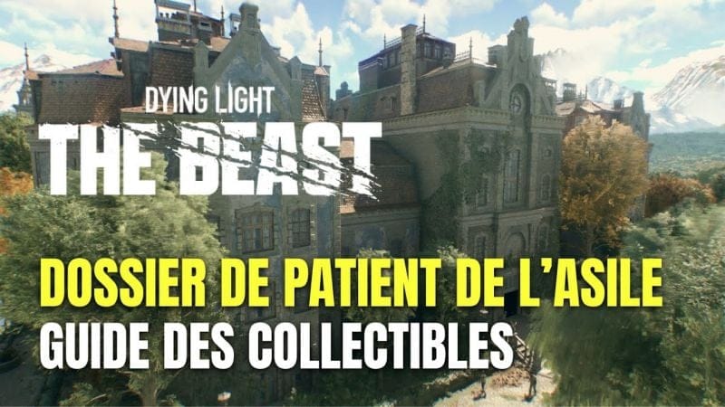 Dying Light: The Beast Guide des Dossier de Patient de L'asile