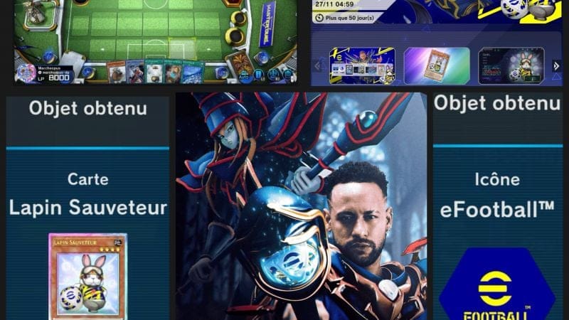 IÇI C’EST … KONAMI !!!! Collaboration Yu Gi Ho - e Football manche 2