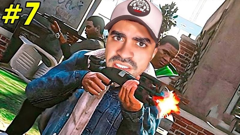 تختيم قراند 5 حرب عصابات في حارة سي جي - GTA V