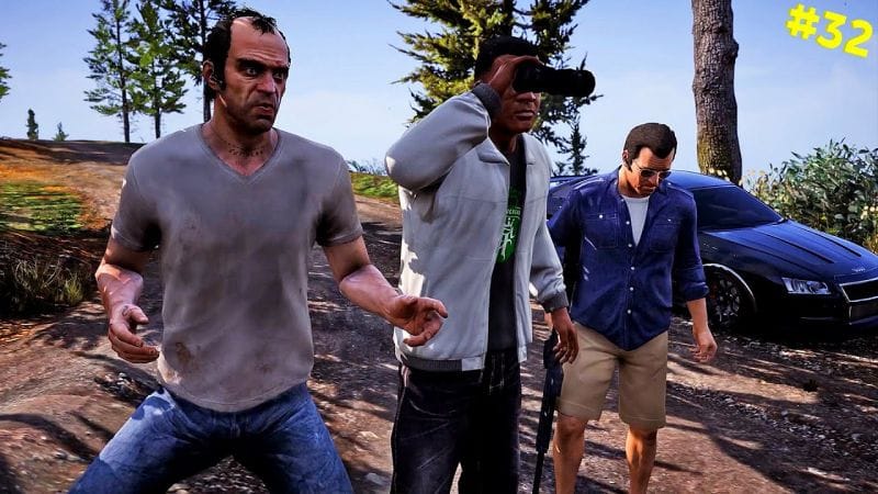 انقاذ لمار بمود جرافيك جي تي أي 6 | GTA V Walkthrough with GTA 6 Graphics #32