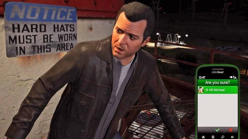نهاية مايكل بمود جرافيك جي تي أي 6 | GTA V Walkthrough with GTA 6 Graphics #43