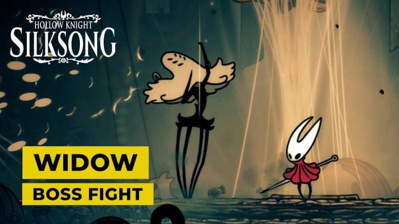 Hollow Knight Silksong Widow Boss Fight and Needle Sharpening - WEAPON UPGRADE!