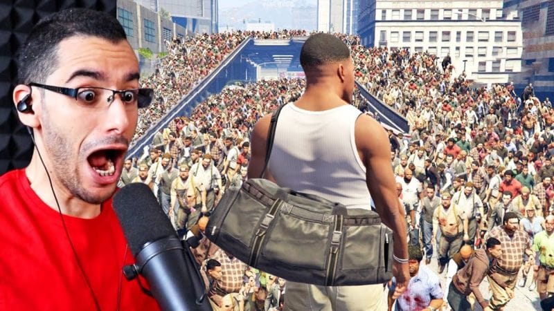 إنقاذ مدينة لوس سانتوس من أكبر هجوم زومبي في تاريخ جي تي أي 5 | GTA V Zombies in Los Santos