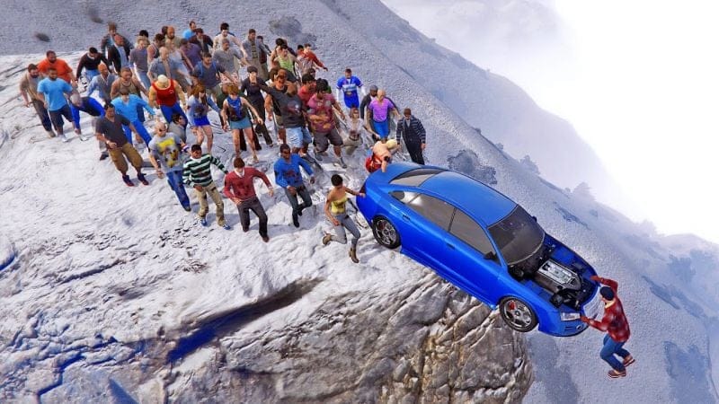 قراند 5 : عالــق في كارثة الزومبي الواقعية | GTA V Frozen Los Santos & Zombie Outbreak