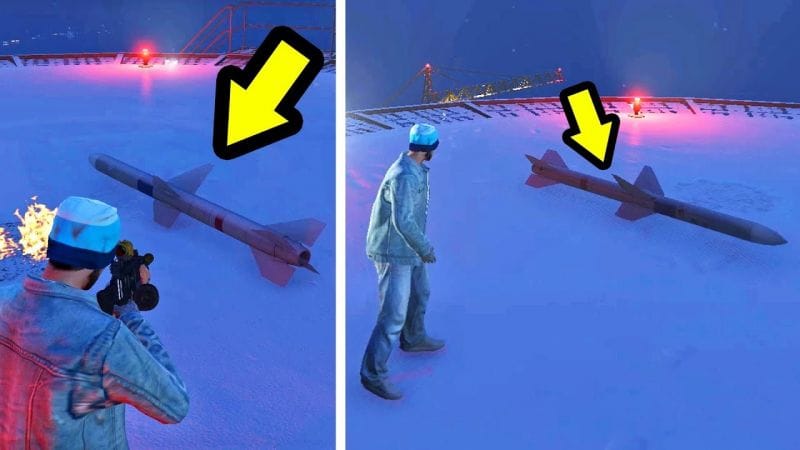 غريب جدا وجدت صاروخ فوق أعلى بناية في قراند أونلاين | GTA Online