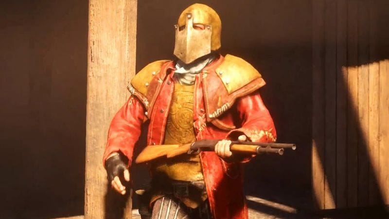 قتال شرس ضد الرجل المدرع في لعبة ريد ديد أونلاين | Red Dead Online