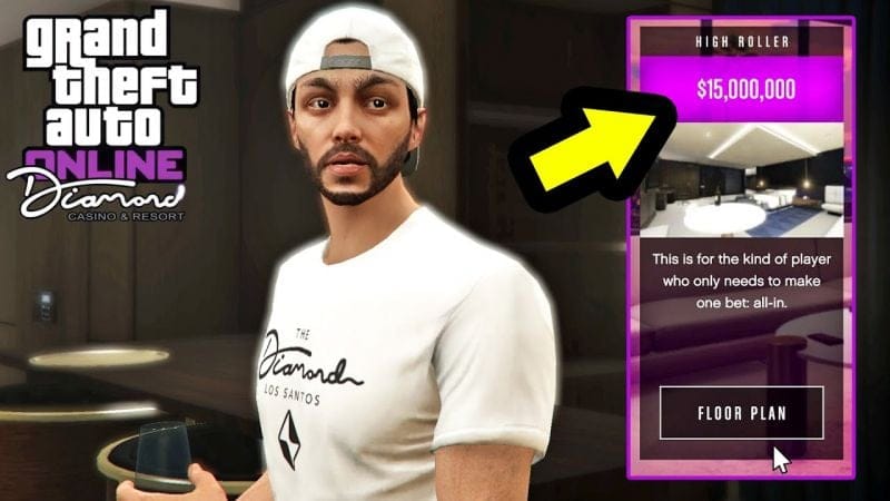 شراء المنزل الفاخر أعلى الكازينو الألماسي بمبلغ ضخم في قراند أونلاين | GTA Online Casino Penthouse