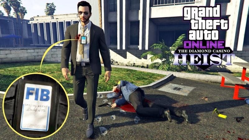 ولوج مكتب المخابرات كعميل سري وسرقة جهاز التهكير في قراند أونلاين | GTA V FIB Hacking Device