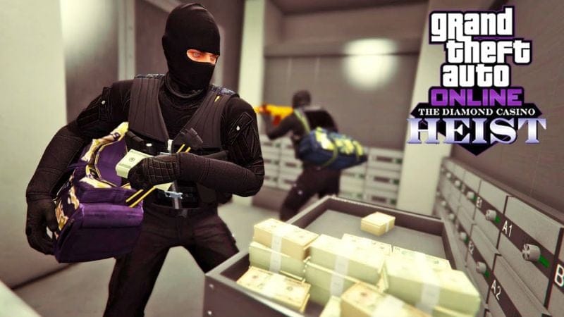 سرقة الكازينو الألماسي وربح ملايين الدولارات في قراند أونلاين | GTA Online The Big Con Heist