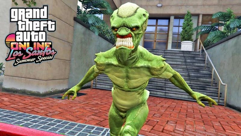 لقد تحولت إلى مخلوق فضائي في لعبة جي تي أي أونلاين | GTA Online The Alien Outfit