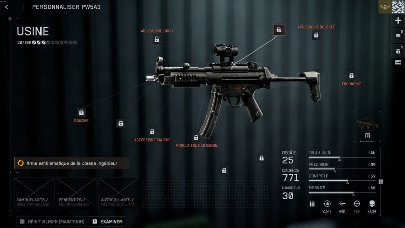 PW5A3 BF6 : Quels accessoires et build prendre pour cette SMG sur Battlefield 6 ?