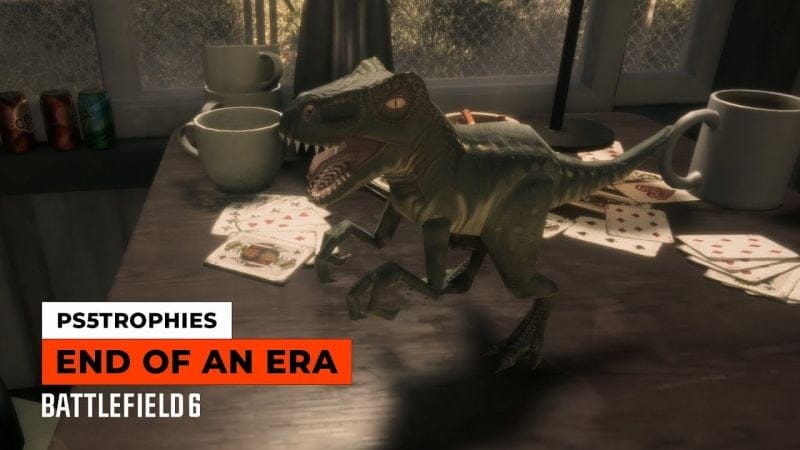 Battlefield 6 End of an Era Trophy Guide - Dinosaur Figurine at NATO Base Location