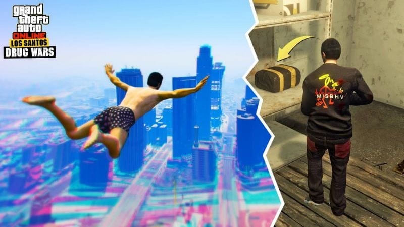 قراند 5 إعادة المخدرات المفقودة وتجربتها يا ســــــــــلام عليك | GTA Online Drug Wars DLC