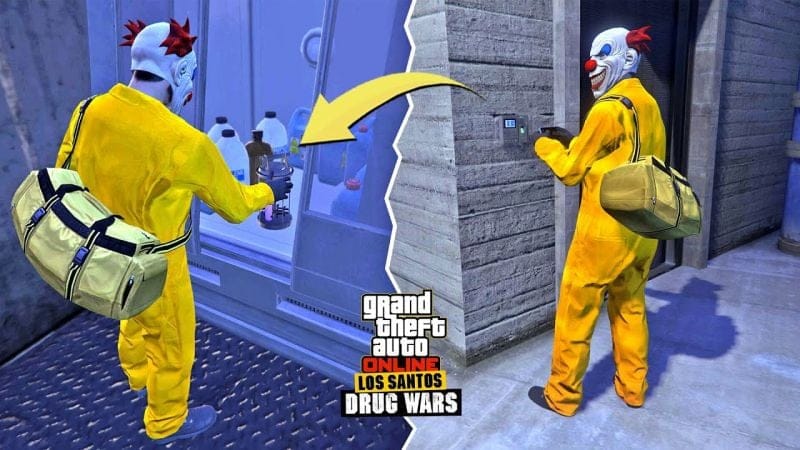 قراند 5 إقتحام المختبر والسطو على المواد الكيميائية الخطيرة | GTA Online Drug Wars DLC