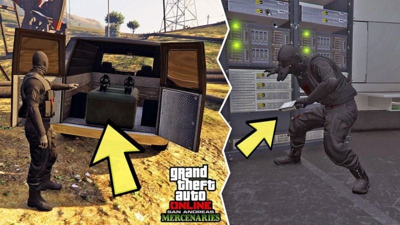 اقتحام منشأة المخابرات وسرقة الملفات السرية في قراند أونلاين | GTA Online: San Andreas Mercenaries
