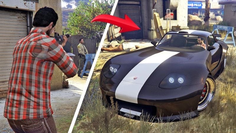 تحدي الشرطة والإستيلاء على سيارة البانشي السريعة في قراند اونلاين | GTA Online Source Vehicle