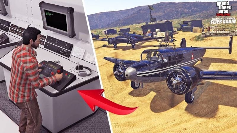 تهكير سيرفورات بالدرون وسرقة الطائرة الجديدة في قراند أونلاين | GTA Online: Oscar Guzman Flies Again