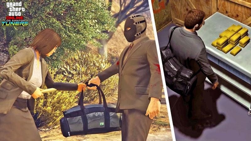 أكبر عملية سرقة الذهب من البنك المركزي في قراند أونلاين | GTA Online The Union Depository Heist