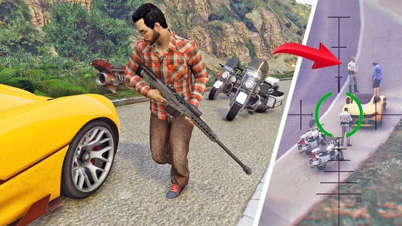 تحدي شرطة المرور وسرقة السيارة أمامهم في قراند أونلاين | GTA Online
