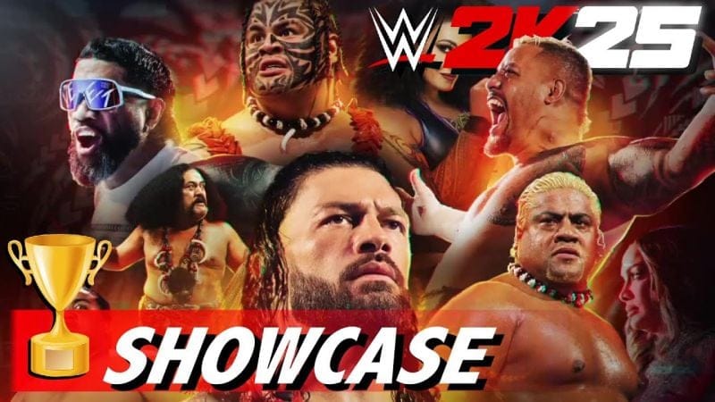 WWE 2K25 DÉCOUVERTE MODE SHOWCASE  YOKOZUNA / THE HEADSHRINKERS / ROCKY MAIVIA TOUS LES OBJECTIFS #1