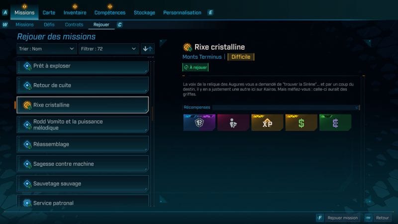Rixe cristalline | Soluce Borderlands 4