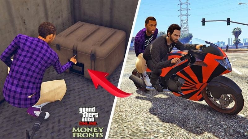 انقاذ سكيني وسرقة علبة الألماسة النادرة في قراند أونلاين | GTA Online: Money Front