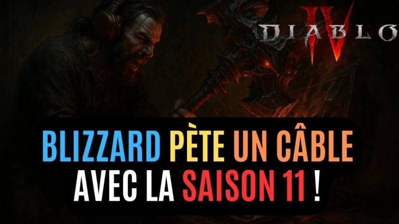 Une Refonte En Profondeur De Diablo 4 Se Confirme Pour La Saison 11 Et Elle Est Massive !