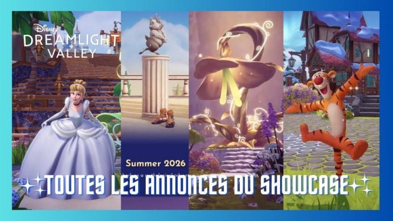 TOUTES LES ANNONCES DU SHOWCASE 2025 : Maj Cendrillon, roadmap, wishblossom ranch, multi… ✨🏰🐎