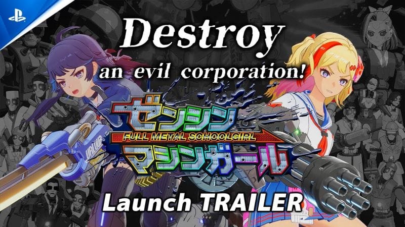 Full Metal Schoolgirl - Launch Trailer | PS5 Games