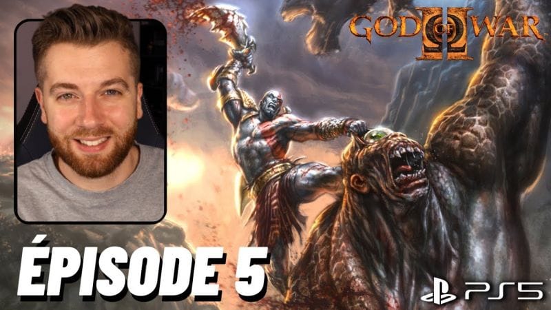 GOD OF WAR 2 REMASTER PS5 LET'S PLAY FR #5 : LE BOSS EURYALE LA GORGONE ⚔️ (JEU COMPLET)