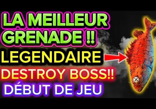 Borderlands4: BEST LENGENDAIRE GRENADE DESTROY BOSS INSANE 😍😱