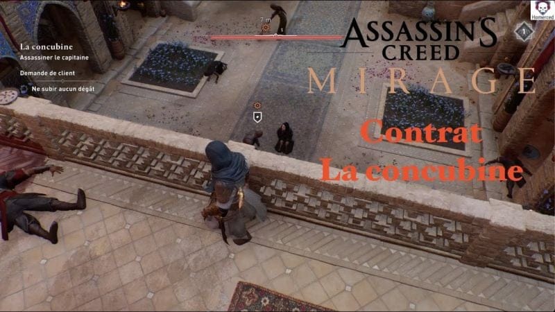 Assassin's Creed Mirage (Fr) - Contrat : La concubine - Sans subir de dégât -